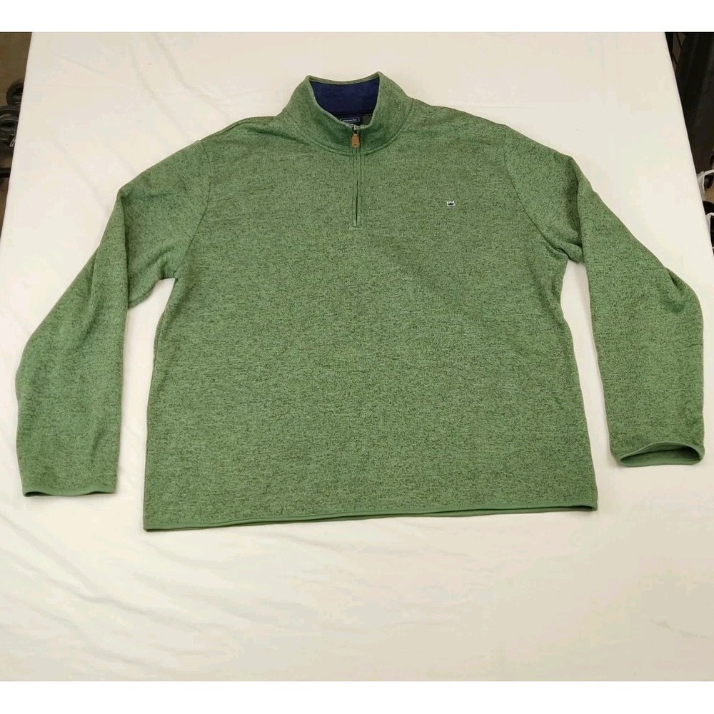 Crown Ivy 1/4 Zip Pullover Jacket Adult Mens Size 2XL XXL Green Warm Comfy Coat